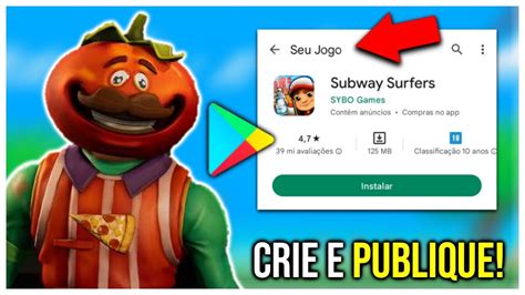 como criar um jogo na app store - criar jogos no google